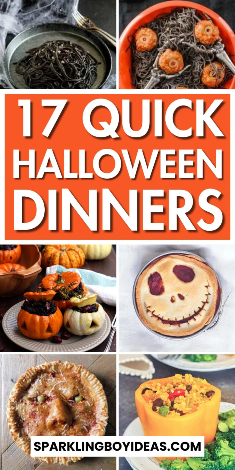 17 Spooktacular Halloween Dinner - Sparkling Boy Ideas