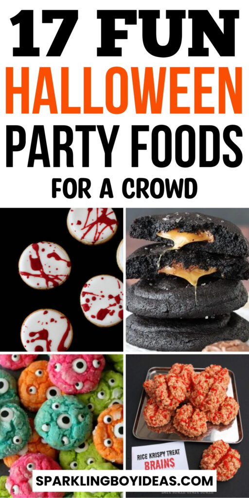 spooky fun easy halloween party foods for kids and adults for a crowd