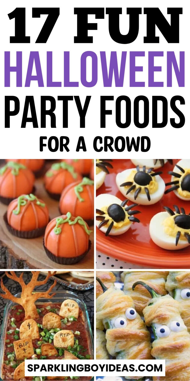 21 Easy Halloween Party Foods - Sparkling Boy Ideas