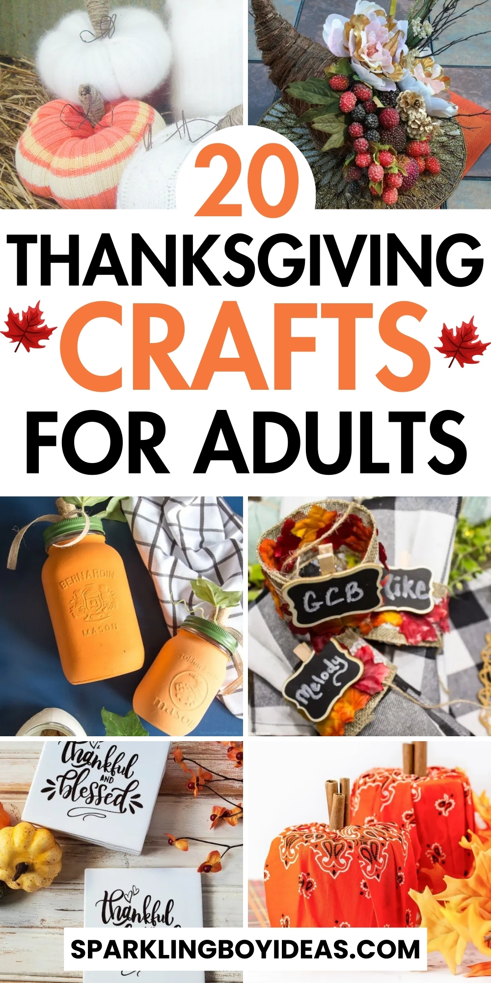 21 Best Thanksgiving Crafts for Adults - Sparkling Boy Ideas