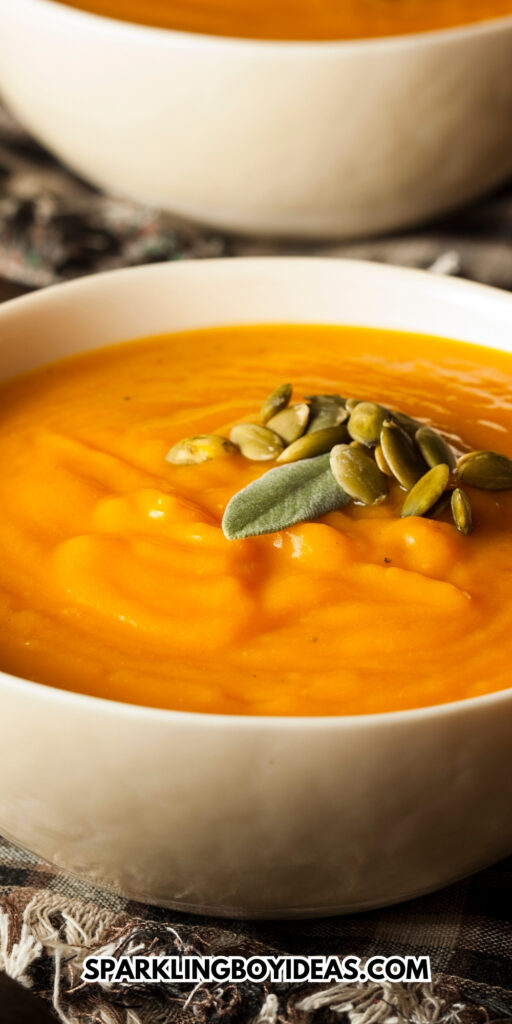 Homemade Autumn Butternut Squash Soup