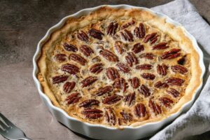 easy homemade classic caramel pecan pie recipe is a perfect fall dessert or thanksgiving dessert