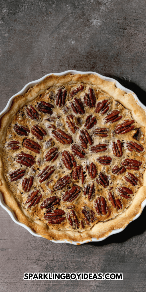 easy homemade classic caramel pecan pie recipe is a perfect fall dessert or Thanksgiving dessert