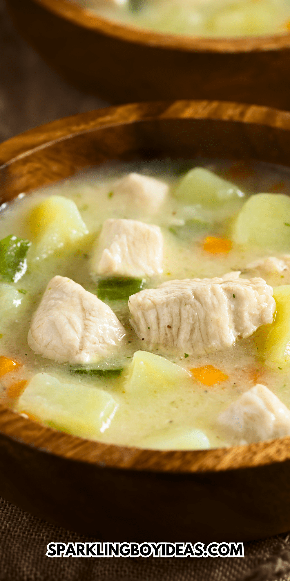 Creamy Chicken Potato Soup - Sparkling Boy Ideas