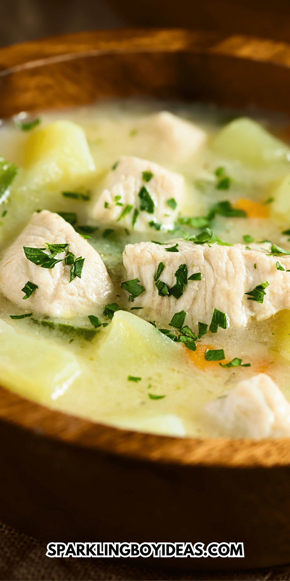 Creamy Chicken Potato Soup - Sparkling Boy Ideas