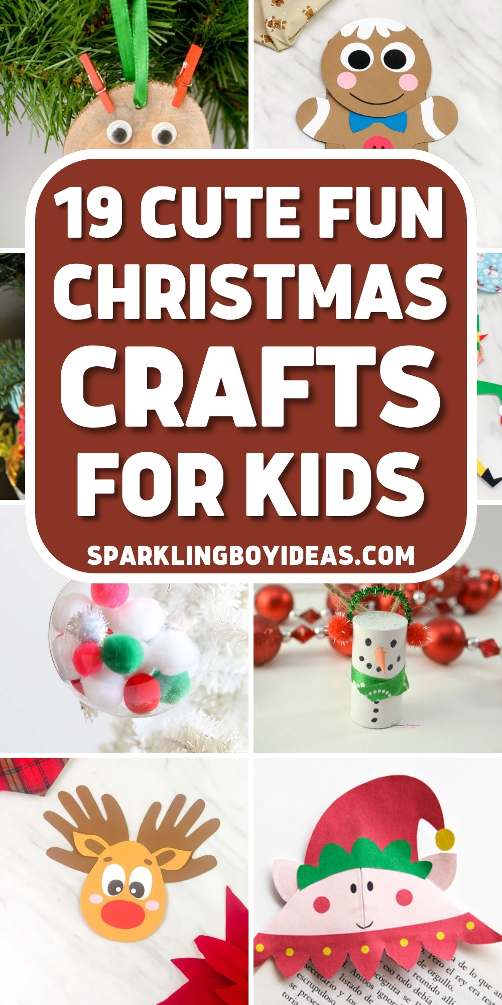 19 Fun Christmas Crafts for Kids - Sparkling Boy Ideas