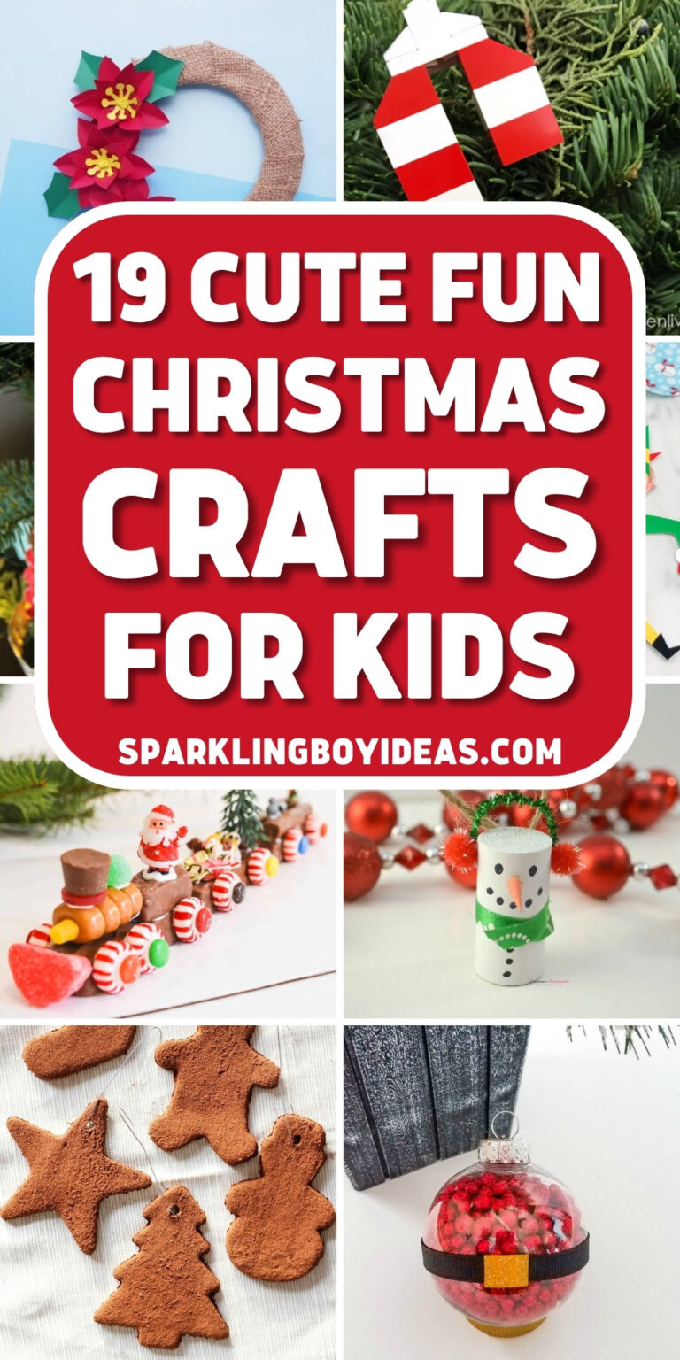 19 Fun Christmas Crafts for Kids - Sparkling Boy Ideas