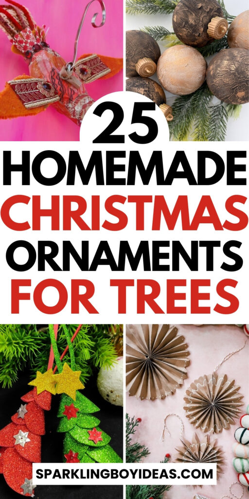 homemade diy christmas tree ornaments to make and sell