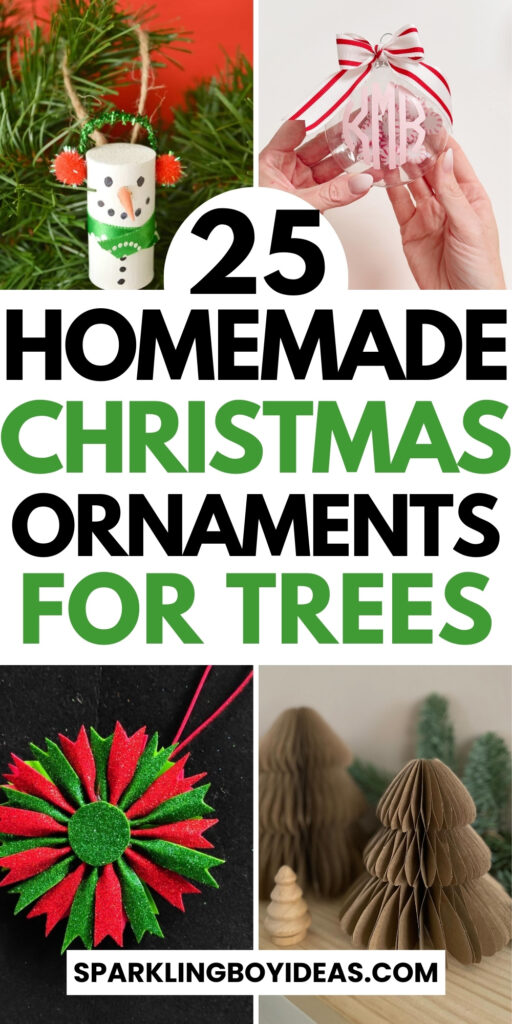 homemade diy christmas tree ornaments to make and sell