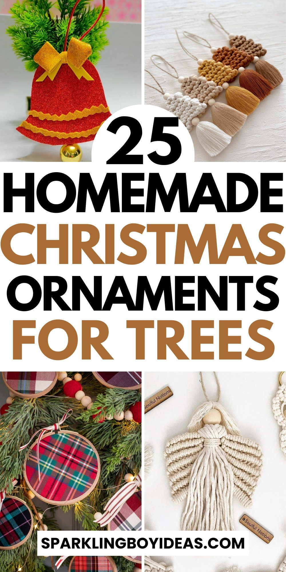 25 DIY Christmas Tree Ornaments - Sparkling Boy Ideas