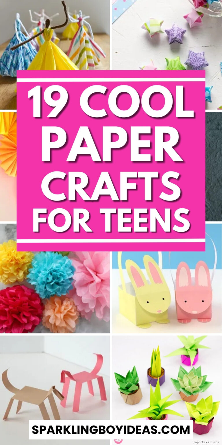 19 Easy DIY Cool Paper Crafts - Sparkling Boy Ideas