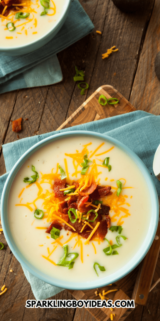 best easy crockpot loaded baked potato soup recipe for weeknight dinners