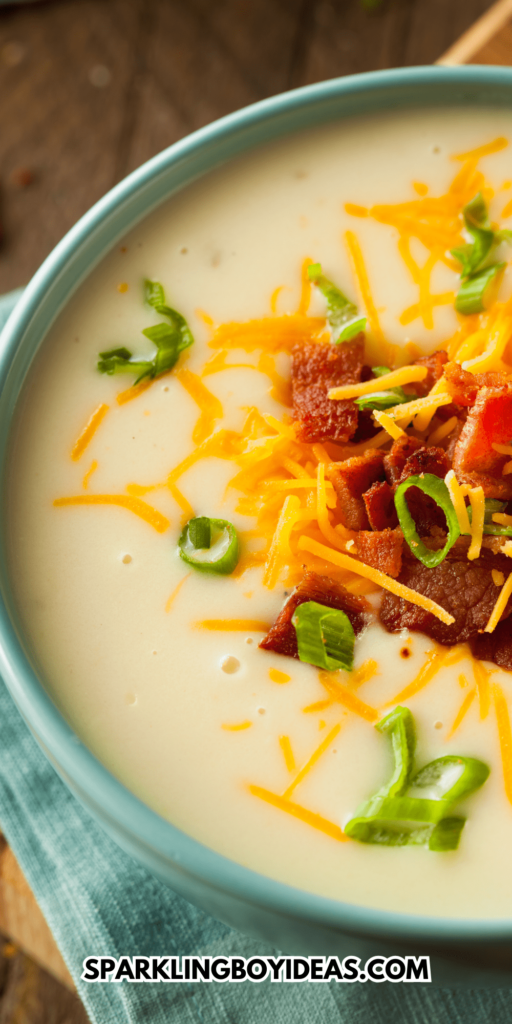 best easy crockpot loaded baked potato soup recipe for weeknight dinners