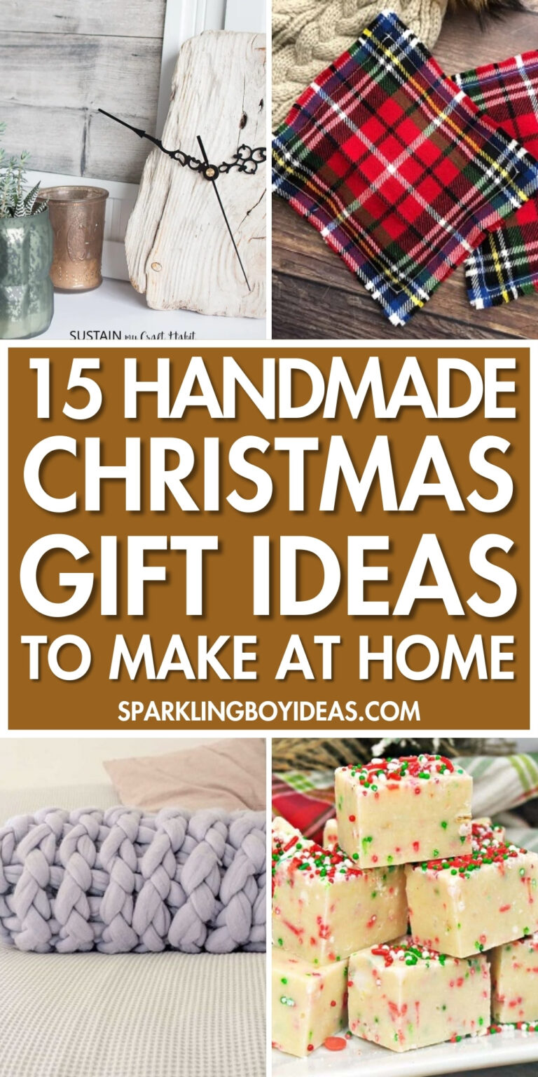 15 DIY Christmas Gifts Sparkling Boy Ideas