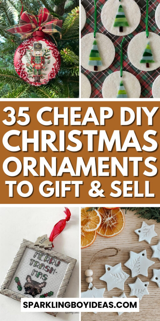 cheap diy christmas ornaments to gift and sell
