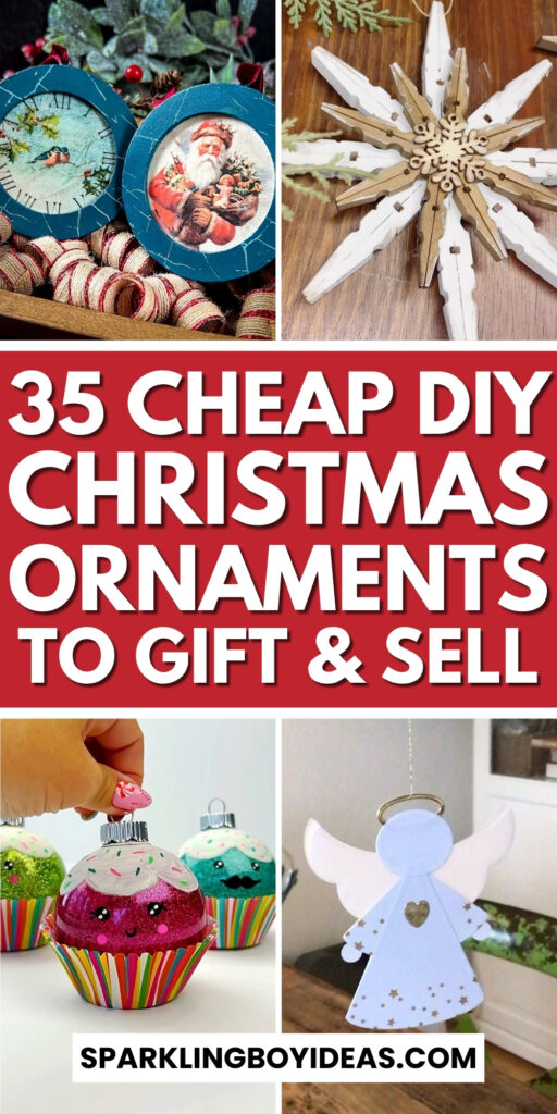 cheap diy christmas ornaments to gift and sell