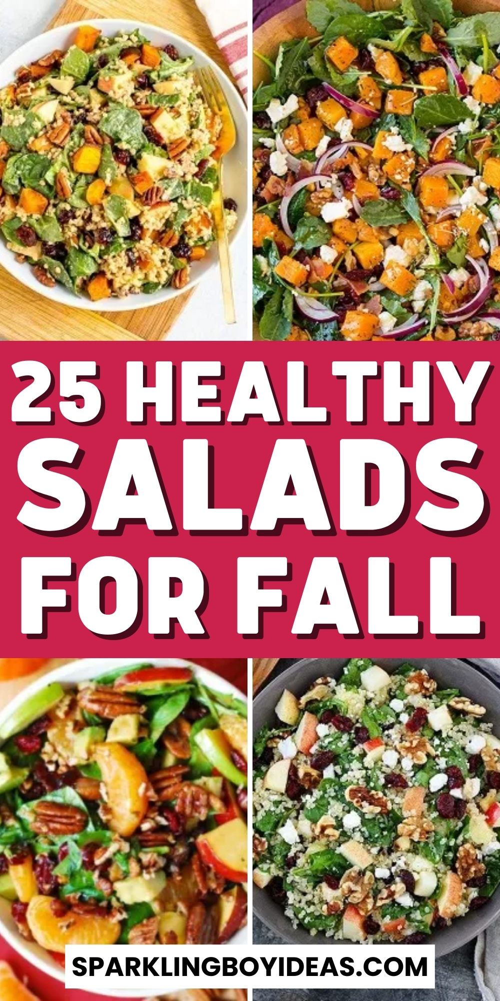25 Best Fall Salads - Sparkling Boy Ideas