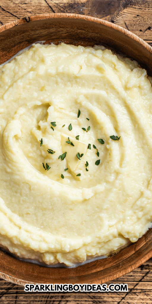 Creamy homemade garlic mashed potatoes recipe is a perfect side dish for Thanksgiving and Christmas
