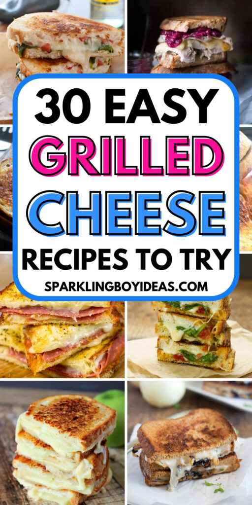 gourmet easy fancy grilled cheese recipes
