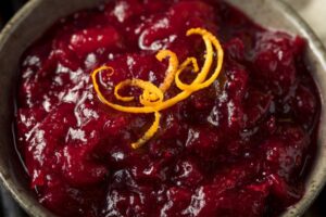 easy homemade cranberry sauce recipe with orange juice perfect Thanksgiving and Christmas side dish recipe
