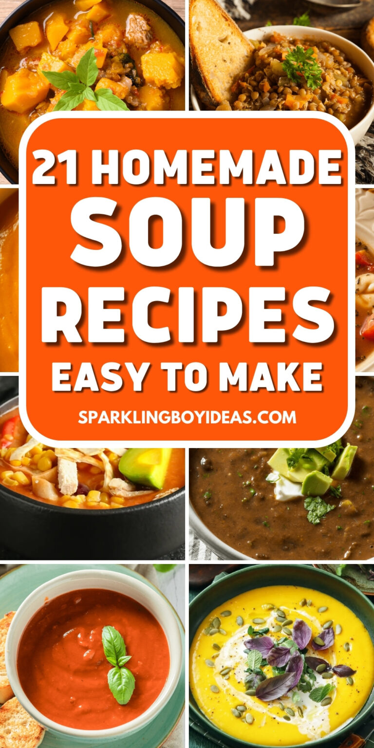 23 Homemade Soup Recipes - Sparkling Boy Ideas
