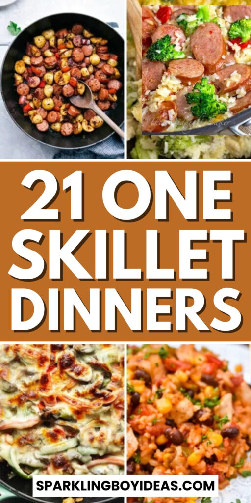 cheap quick easy one skillet dinners for family