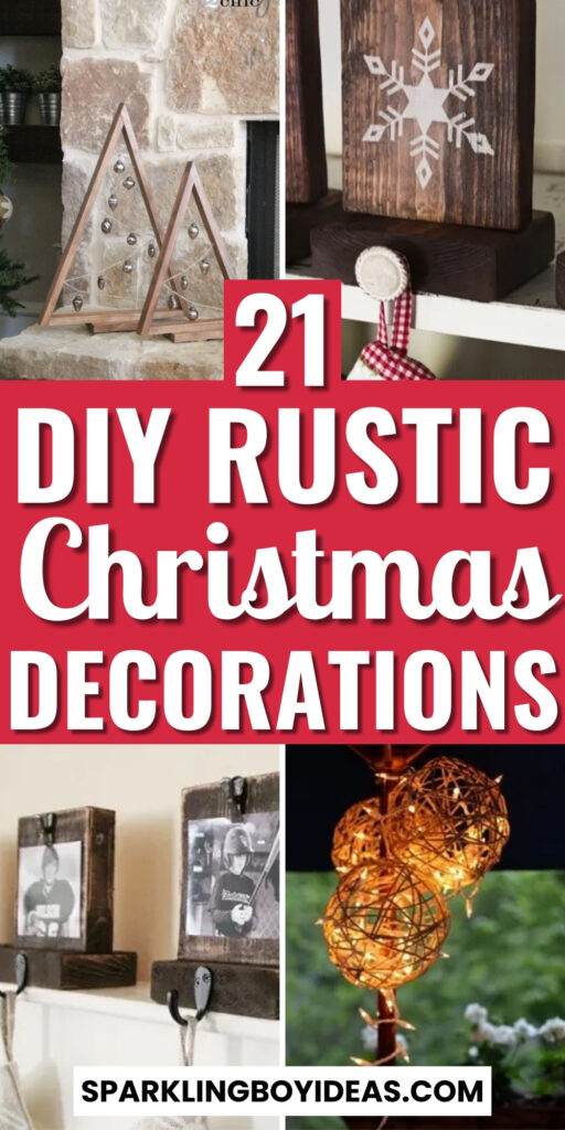 simple diy dollar tree rustic christmas decorations