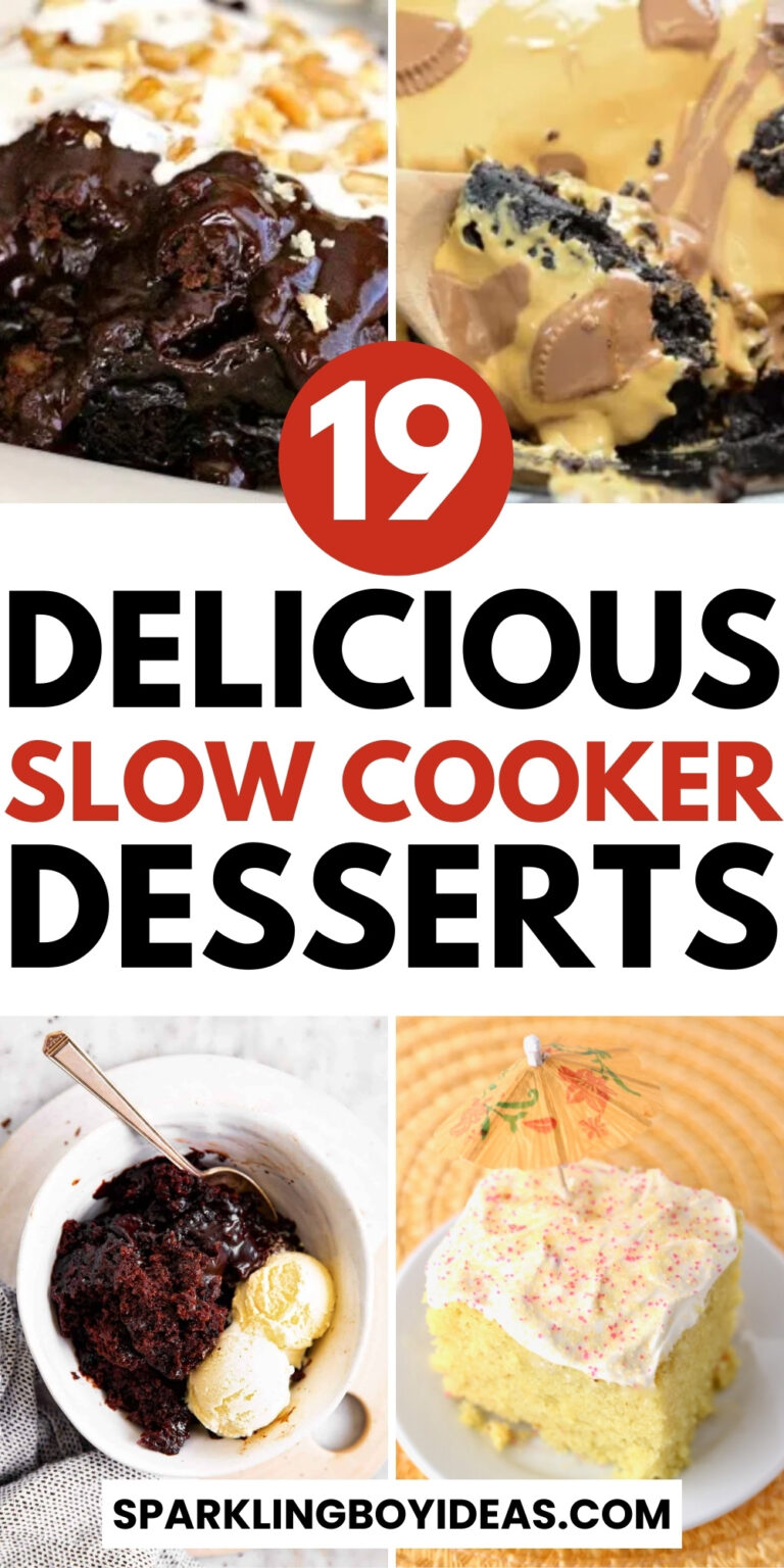 19 Easy Slow Cooker Desserts Sparkling Boy Ideas