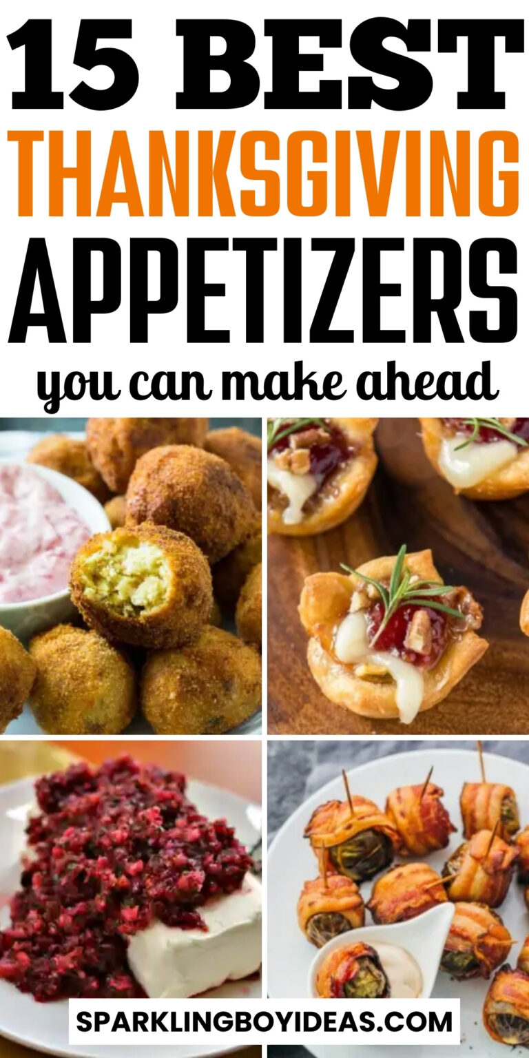 17 Easy Thanksgiving Appetizers - Sparkling Boy Ideas