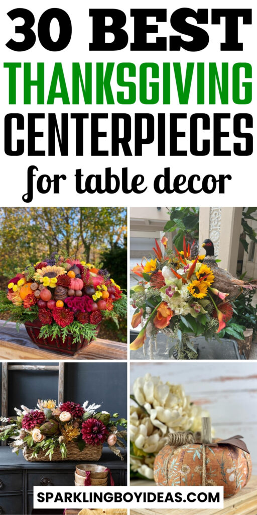 simple easy diy thanksgiving centerpieces for table decorations