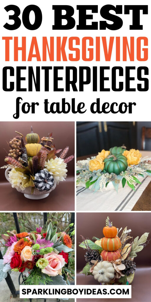 simple easy diy thanksgiving centerpieces for table decorations