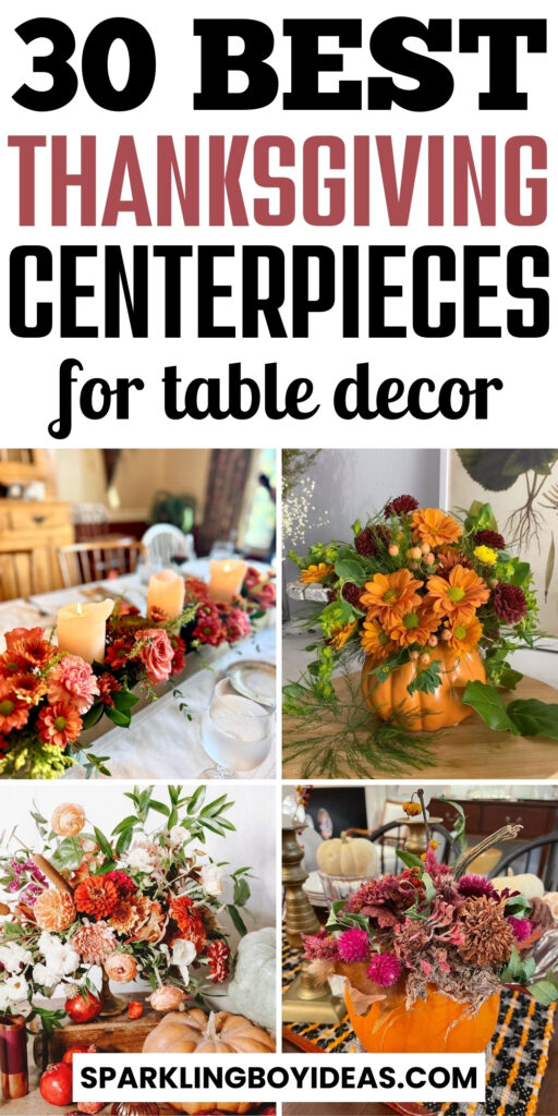 simple easy diy thanksgiving centerpieces for table decorations