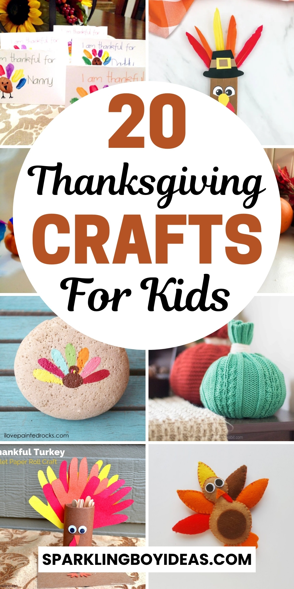 21 Cute Thanksgiving Crafts for Kids - Sparkling Boy Ideas