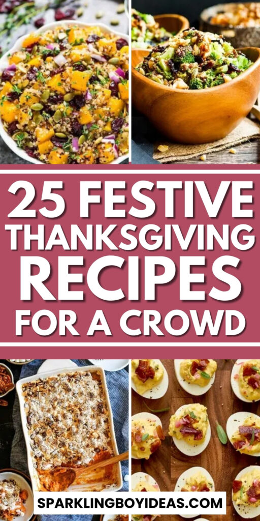 make ahead easy thanksgiving recipes for a crowd