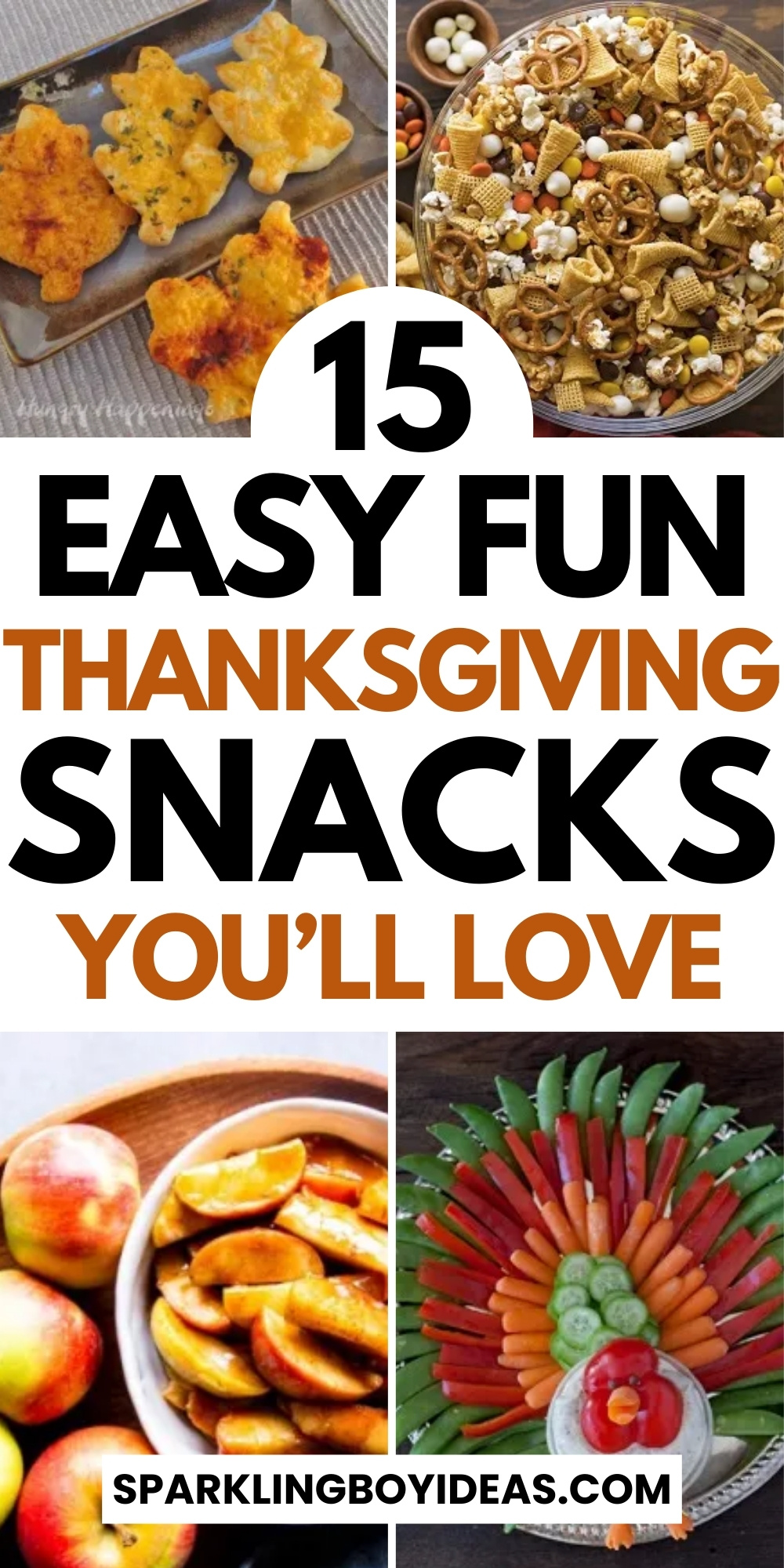 15 Best Thanksgiving Snacks - Sparkling Boy Ideas