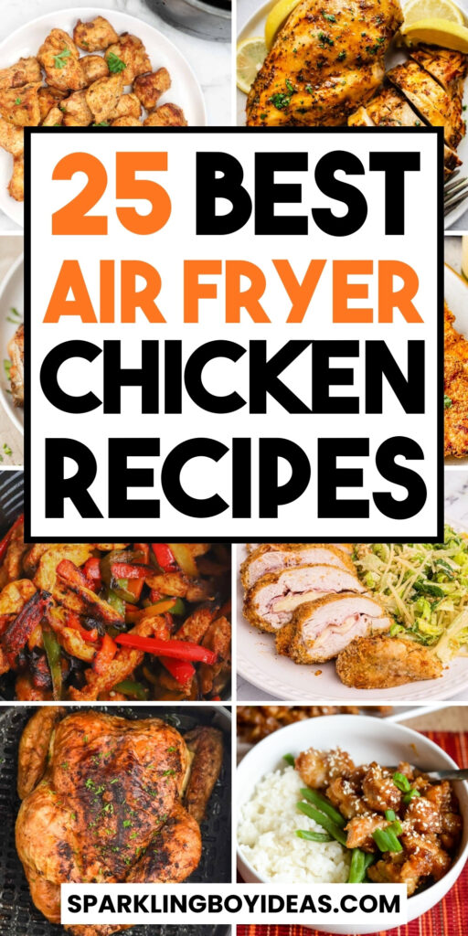 quick easy air fryer chicken recipes for lunch and dinner