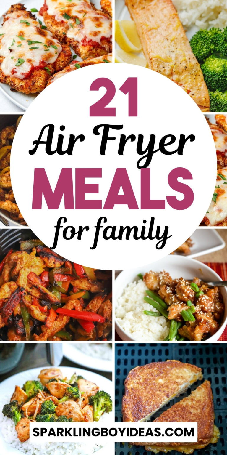 21 Easy Healthy Air Fryer Meals - Sparkling Boy Ideas