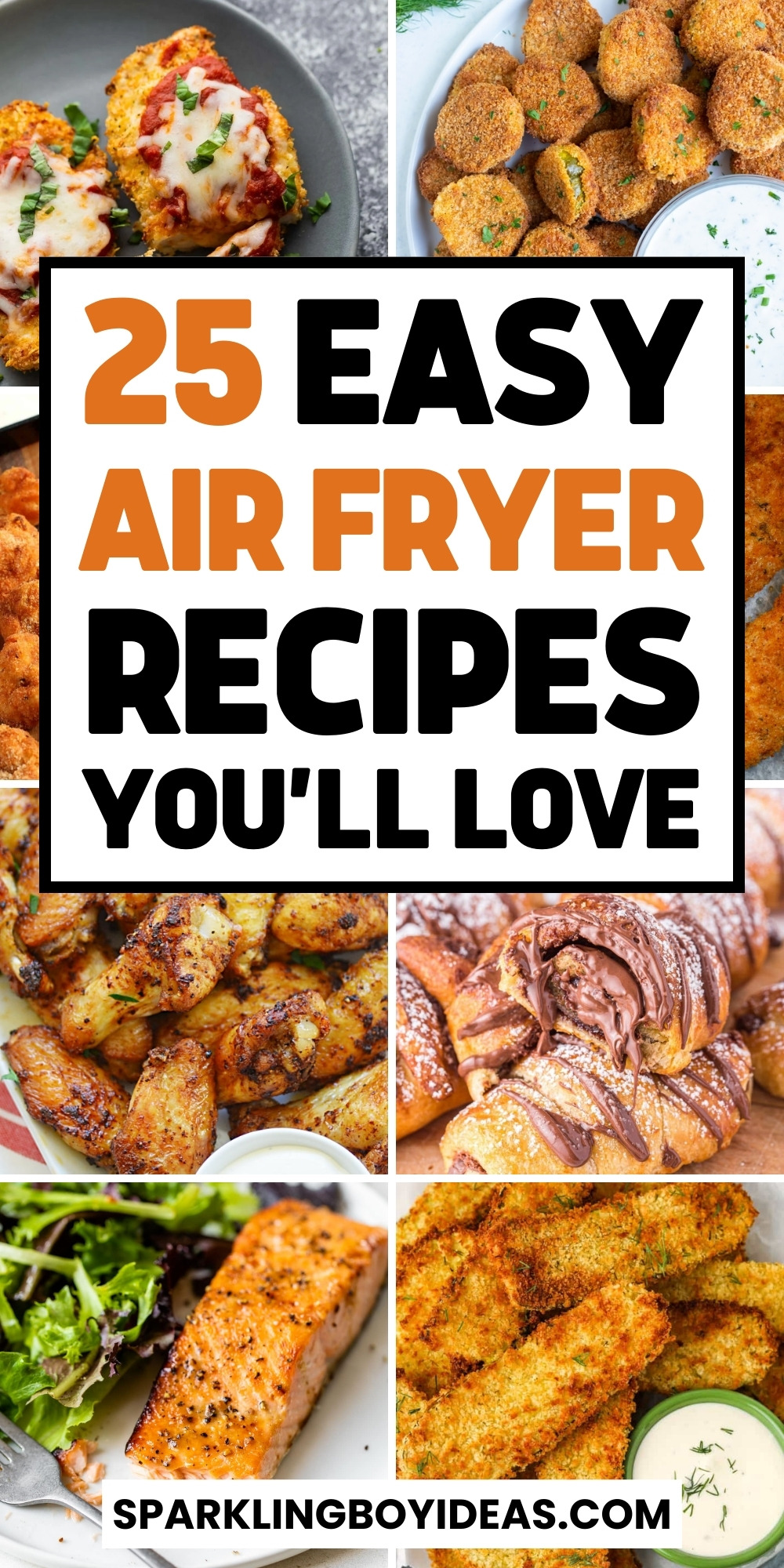 25 Easy Air Fryer Recipes - Sparkling Boy Ideas