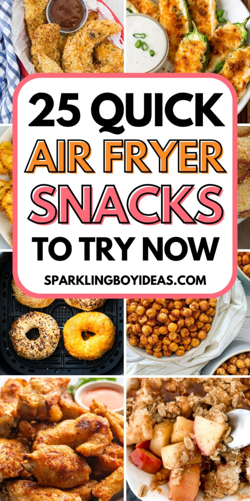 quick and easy healthy air fryer snacks
