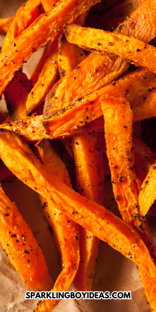 easy crispy oven baked sweet potato fries perfect for healthy snacking