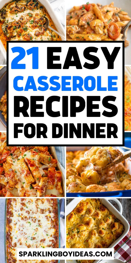 quick and easy casserole recipes for dinner 