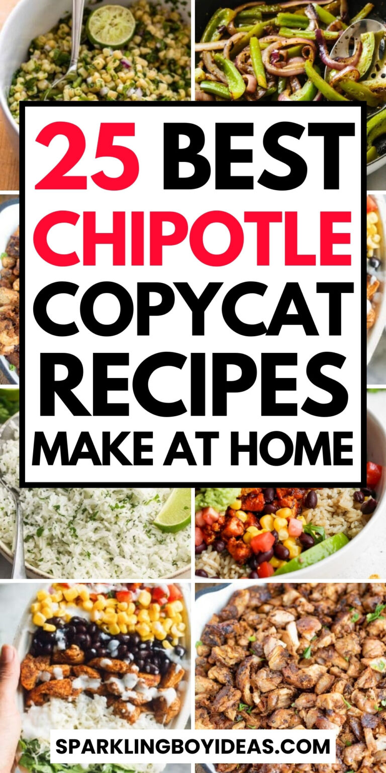 25 Easy Homemade Chipotle Copycat Recipes - Sparkling Boy Ideas