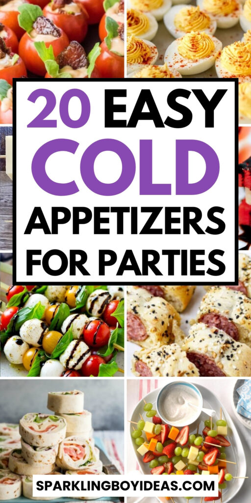 easy make ahead cold appetizers for party
