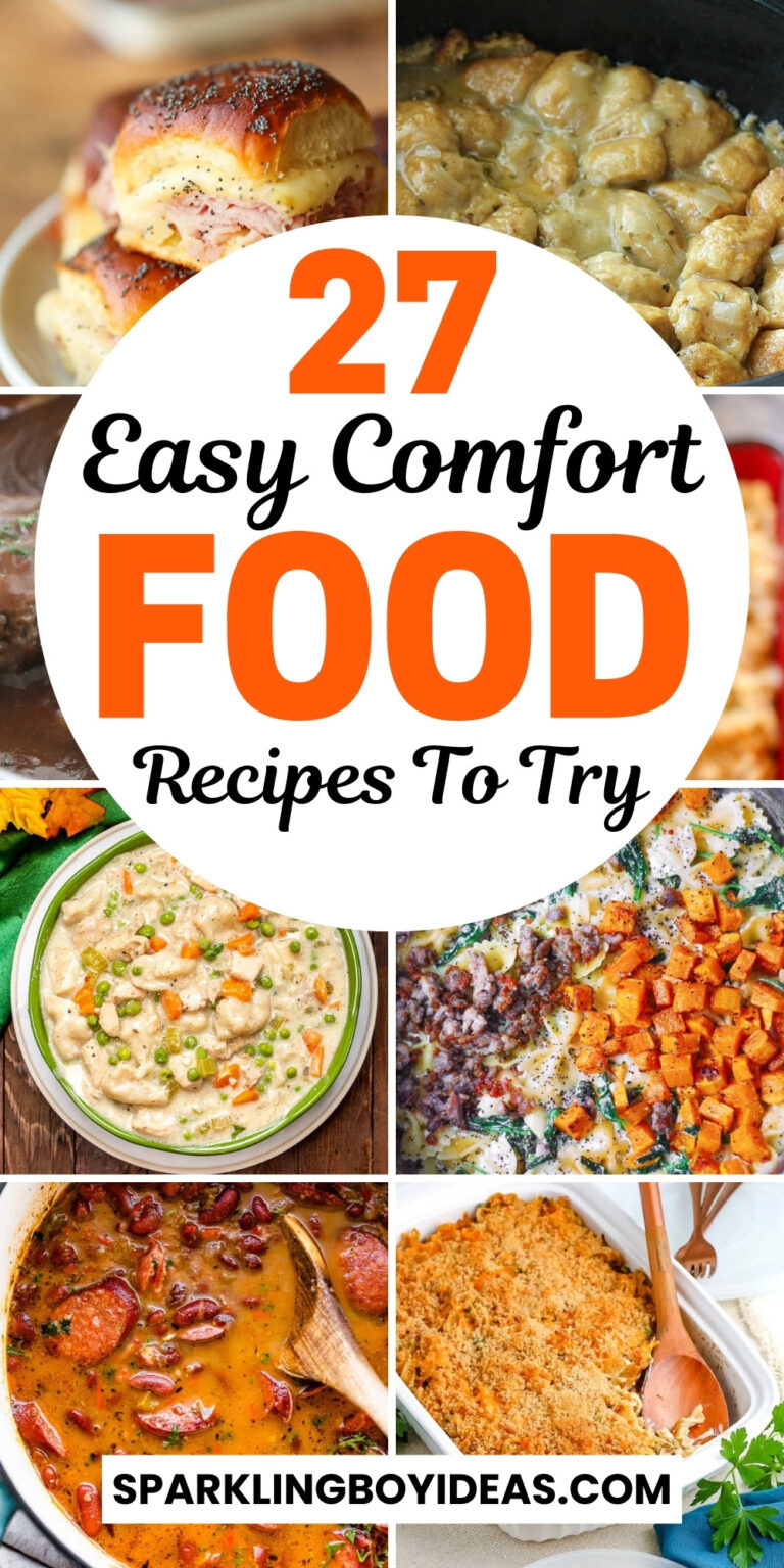 27 Best Comfort Food - Sparkling Boy Ideas