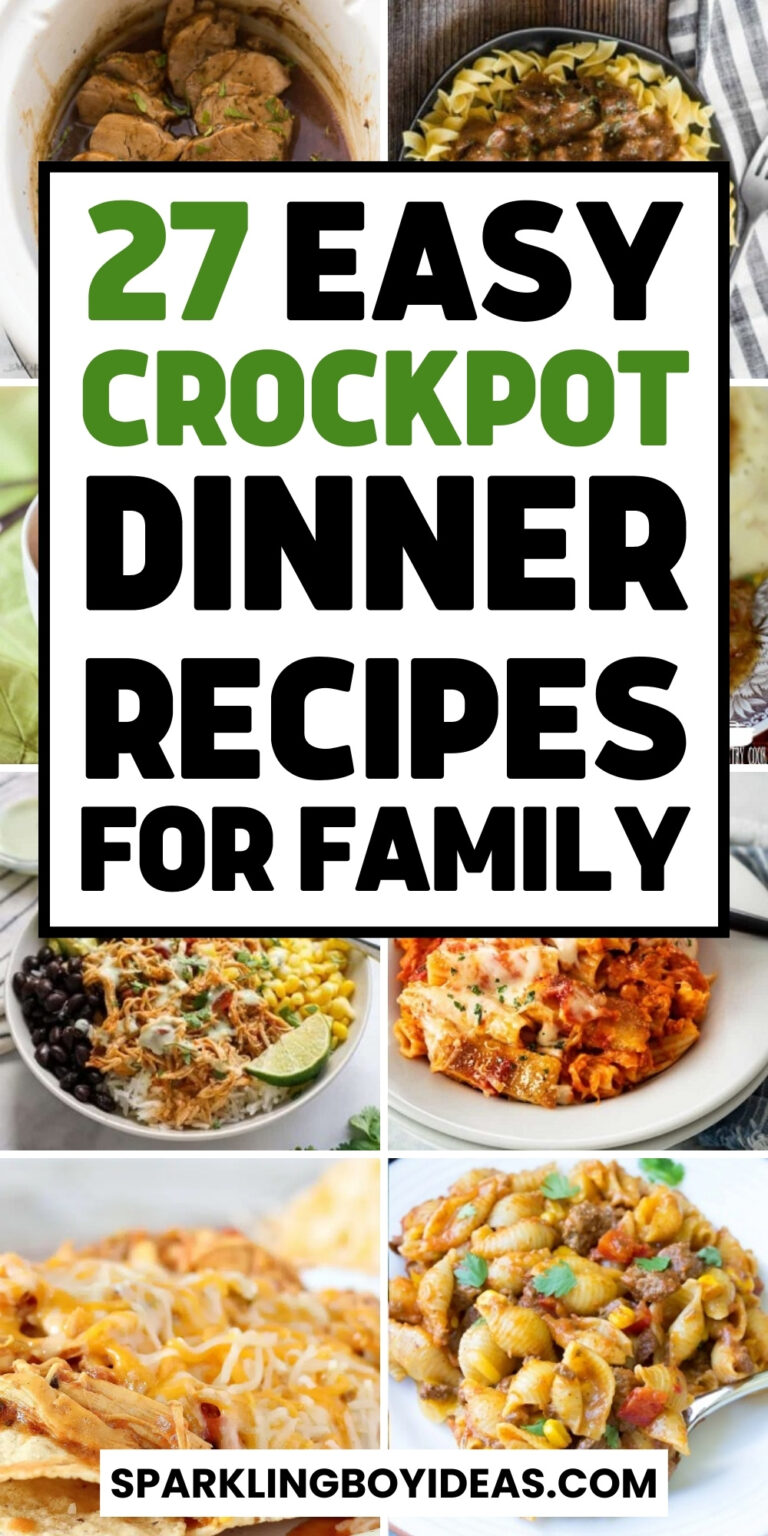 27 Easy Crockpot Dinner Recipes - Sparkling Boy Ideas