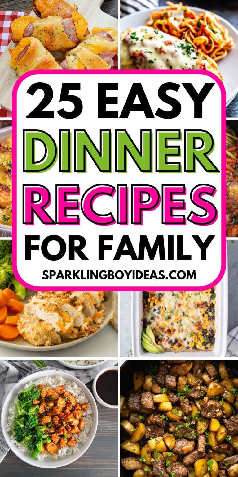 25 Simple Easy Dinner Recipes - Sparkling Boy Ideas