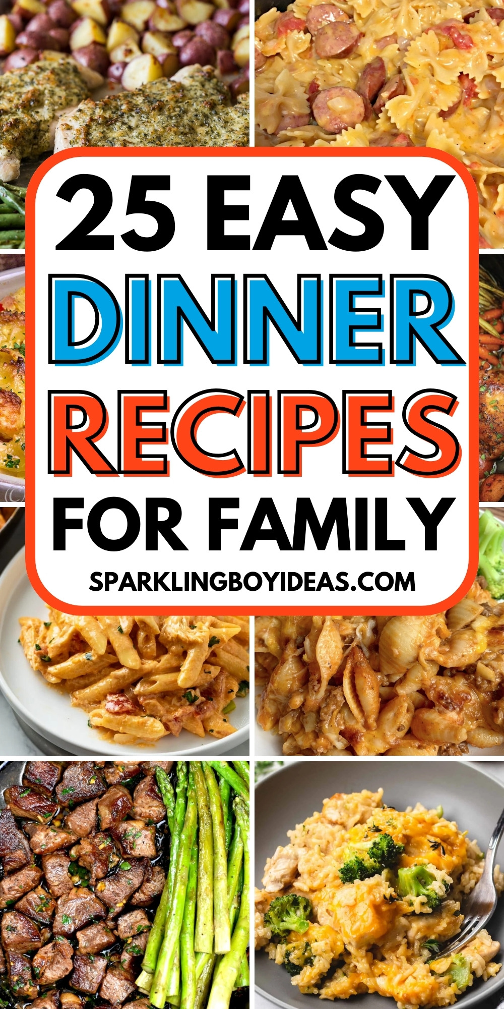 25 Simple Easy Dinner Recipes - Sparkling Boy Ideas