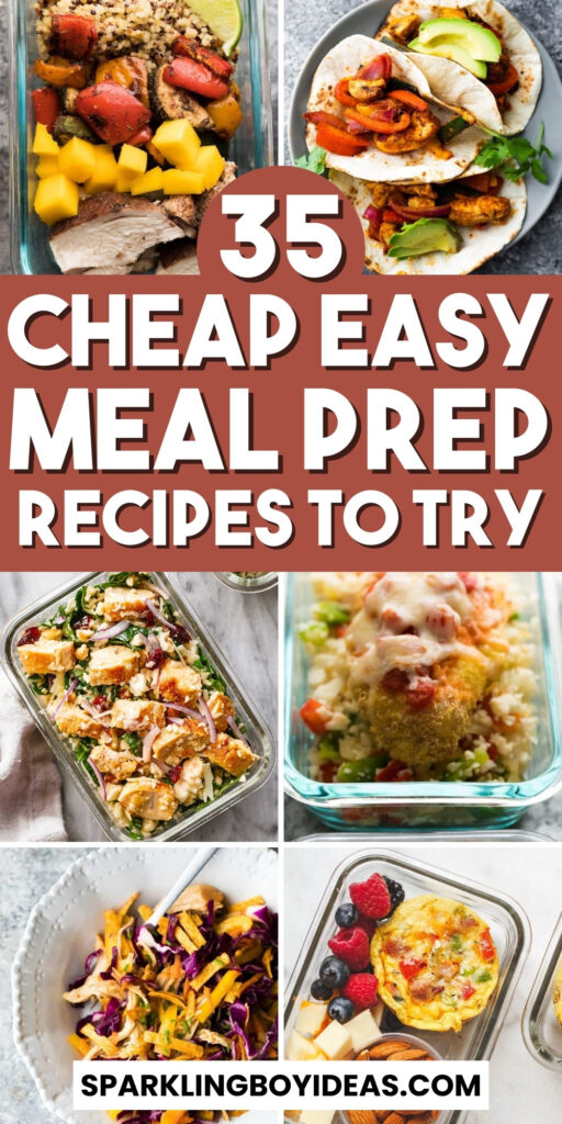 easy meal prep ideas for the week