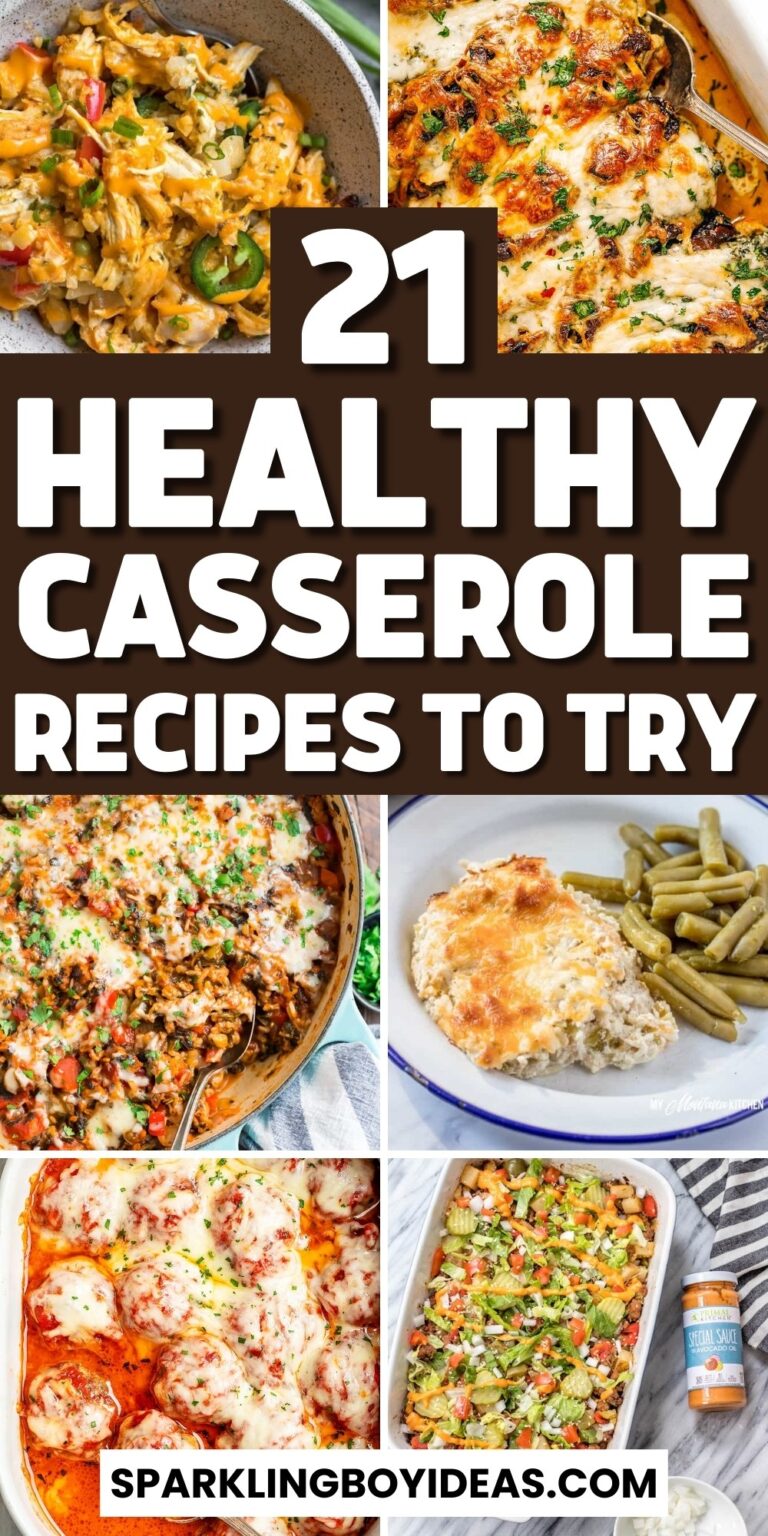 21 Best Healthy Casserole Recipes - Sparkling Boy Ideas