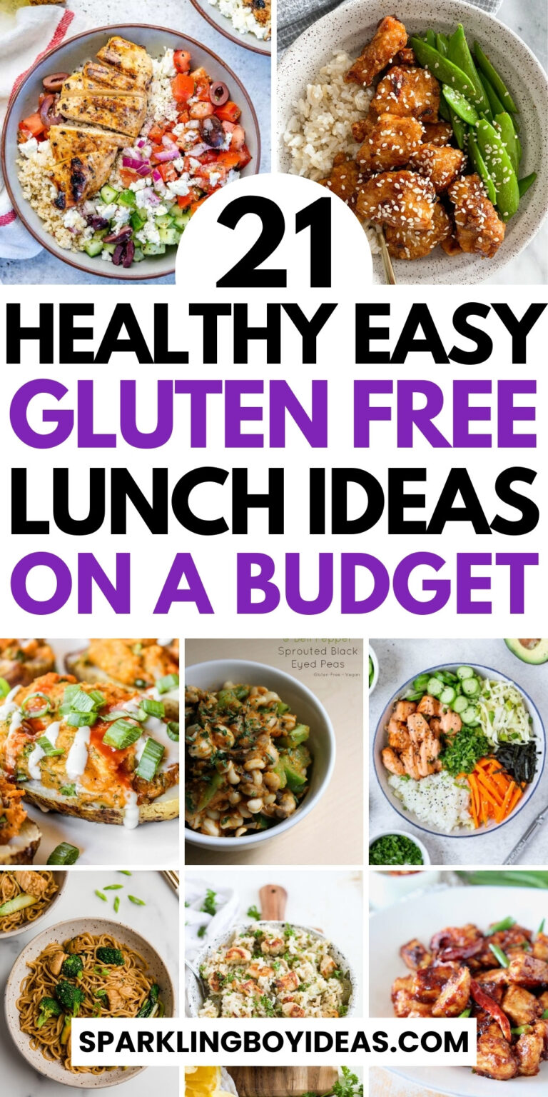 21 Easy Gluten Free Lunch - Sparkling Boy Ideas